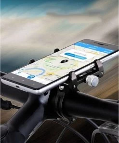 GUB Universele Fiets Telefoonhouder Voor Smartphone Zwart