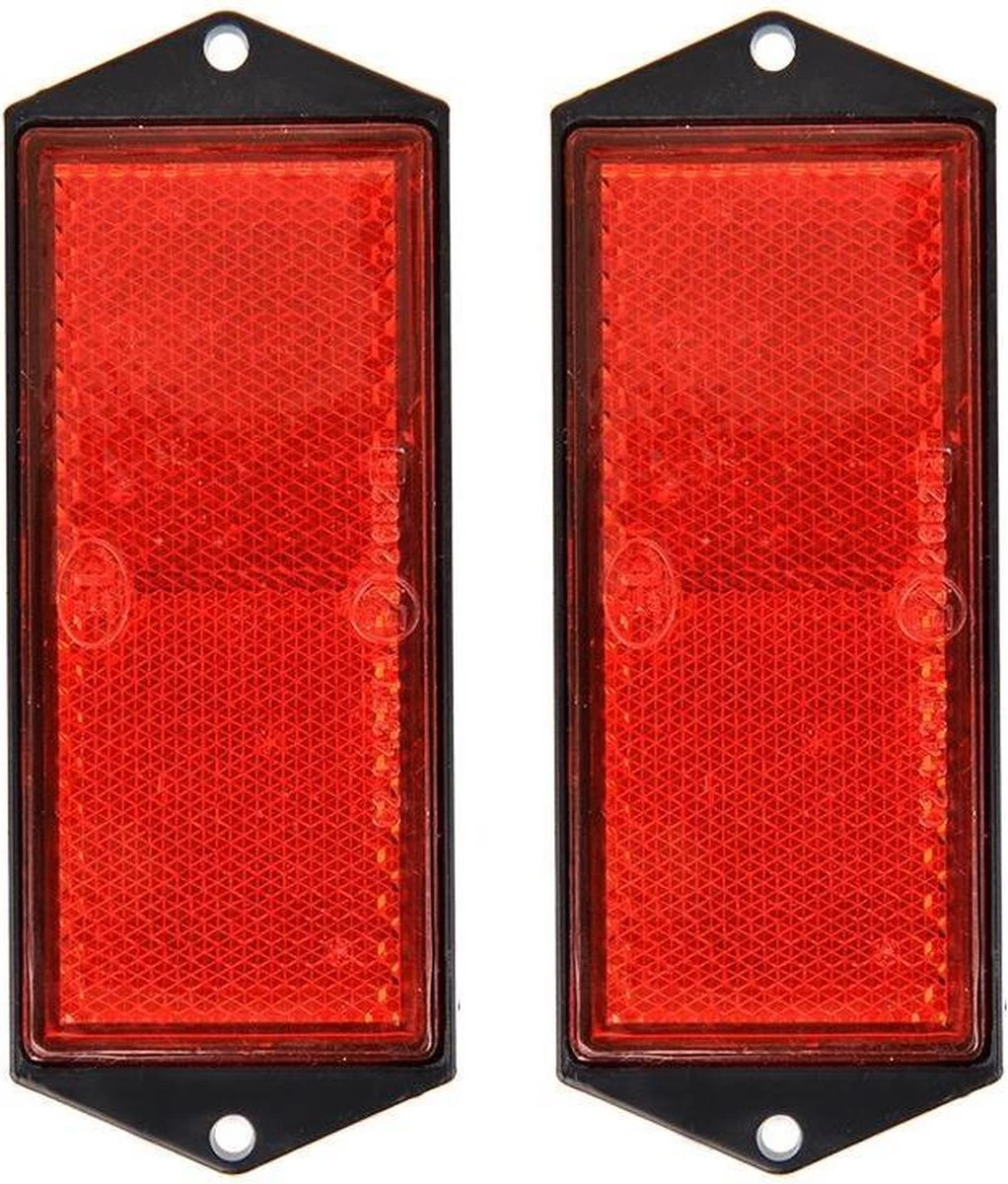 PROPLUS Pro Plus Reflector Met Schroefbevestiging - 104 X 40 Mm - Rood - 2 Stuks 11 PROPLUS Pro Plus Reflector Met Schroefbevestiging - 104 X 40 Mm - Rood - 2 Stuks - Afbeelding 11
