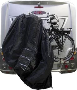 STAR Fietsdragerhoes Van DS COVERS – Outdoor – Waterdicht – Met Gevarenbordhouder – 300D Oxford – Incl. Opbergzak – Geschikt Voor 2/3 Fietsen – Beschermt De Fiets(en) Achterop De Caravan En Camper -Fiets Serie Winkel 1025x1200 1