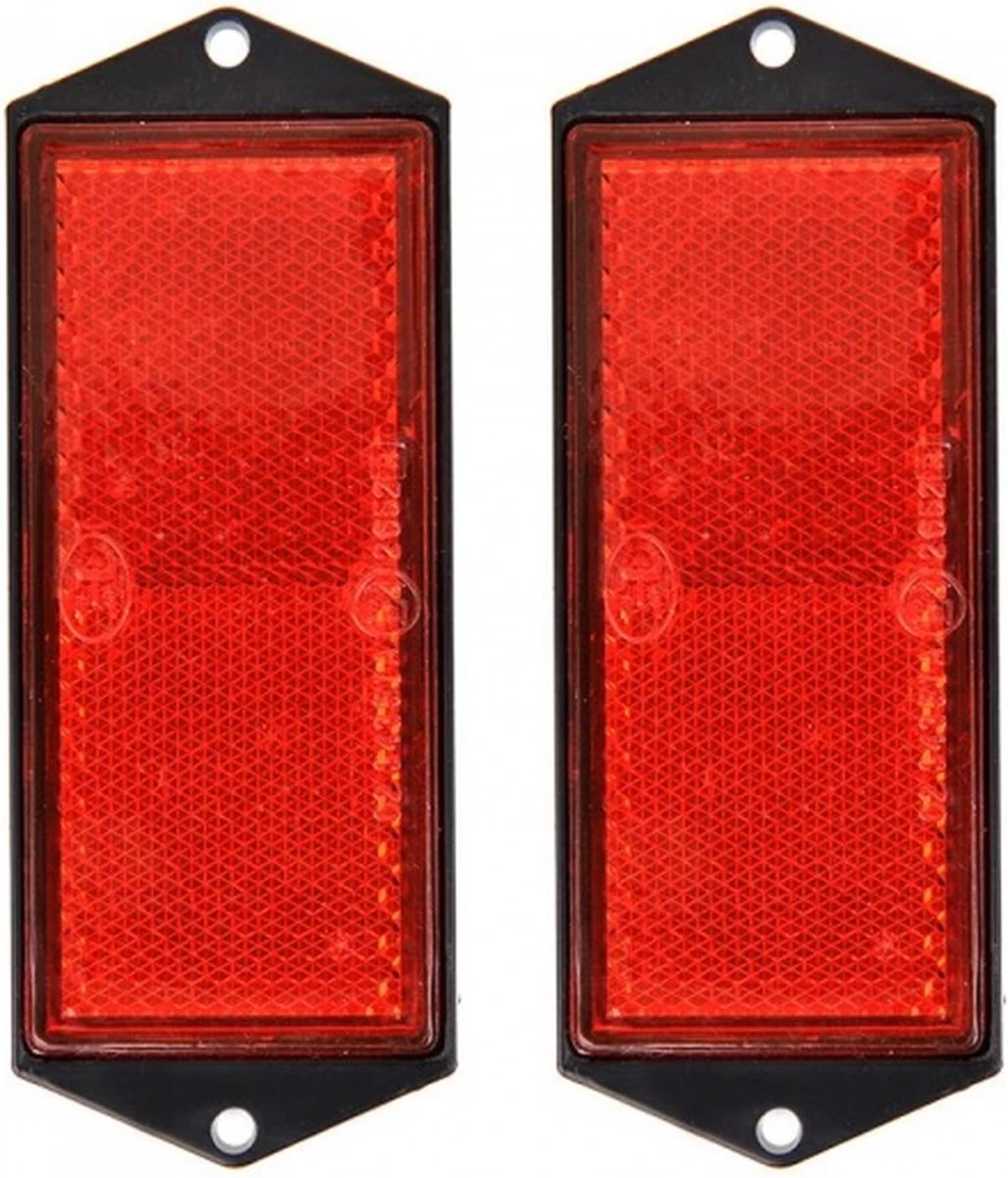 PROPLUS Pro Plus Reflector Met Schroefbevestiging - 104 X 40 Mm - Rood - 2 Stuks 12 PROPLUS Pro Plus Reflector Met Schroefbevestiging - 104 X 40 Mm - Rood - 2 Stuks - Afbeelding 12