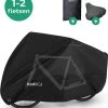 Merkloos Fietshoes Voor 2 Fietsen - Fietshoes Waterdicht - XL - Incl. Gratis Zakje & Zadelhoes