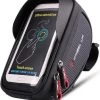 Merkloos Telefoonhouder Fiets - Universeel - Waterdicht - Opbergruimte - Tot 6 Inch