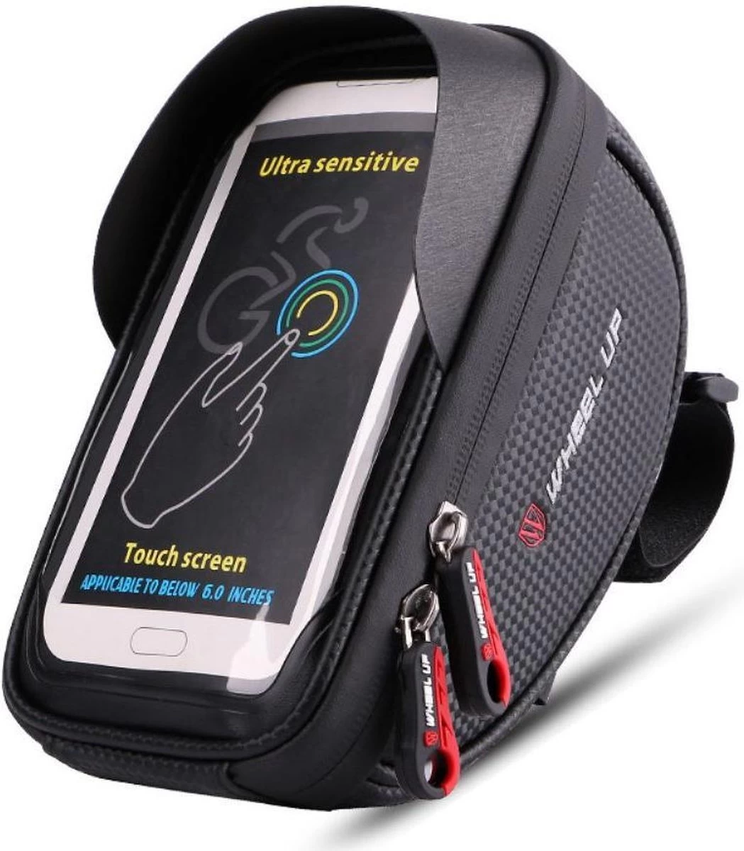 Merkloos Telefoonhouder Fiets - Universeel - Waterdicht - Opbergruimte - Tot 6 Inch 1 Merkloos Telefoonhouder Fiets - Universeel - Waterdicht - Opbergruimte - Tot 6 Inch