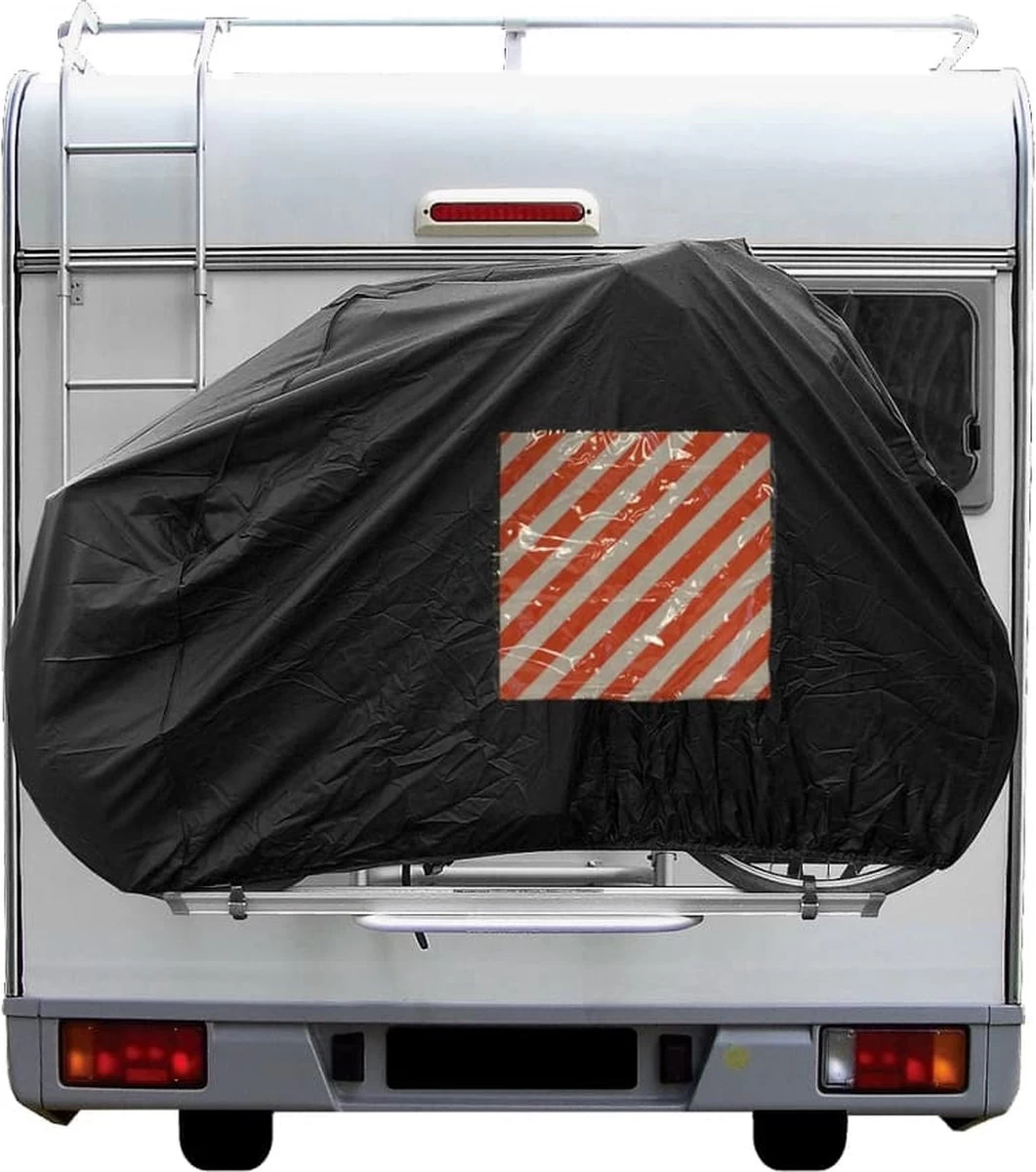 ProPlus Fietsbeschermhoes Voor 2 Fietsen Met Zichttas Voor Waarschuwingsbord Voor Caravans En Campers 1 ProPlus Fietsbeschermhoes Voor 2 Fietsen Met Zichttas Voor Waarschuwingsbord Voor Caravans En Campers