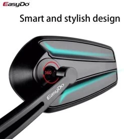 EasyDo Fietsspiegel Ebike Incl Grote Kijkhoek - Achteruitkijkspiegel - Links - 360º Verstelbaar - Multifunctioneel - Incl Inbussleutel -Fiets Serie Winkel 1075x1200 4