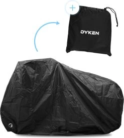 Dyken Fietshoes - Universele Fietsbeschermhoes - Waterdicht - Voor Fietsen En (kleine) Scooters - 300D Oxford - 1-2 Fietsen