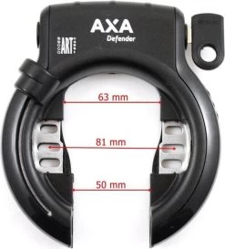 Axa Defender ART-2 Ringslot - Mat Zwart -Fiets Serie Winkel 1085x1200 2