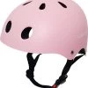 Kinderfietshelm Pro Sport Lights - Skate Fietshelm Voor Kinderen - Matt Roze Pink - Kinderhelm 50 - 56 Cm