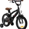 2Cycle BMX-Fun Kinderfiets - 14 Inch - Zwart - Jongensfiets