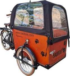 Babboe Big Regentent Bakfietshoes Kleur Zwart Bakfiets Huif (zonder Tentstokken) -Fiets Serie Winkel 1106x1200 1