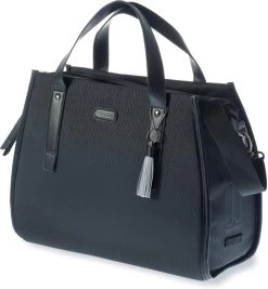 Basil Noir Stuurtas - Enkele Fietstas - Zwart - 17 Liter