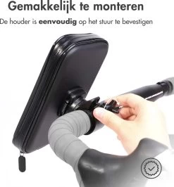 Accezz Telefoonhouder Fiets - GSM Houder Fiets - Telefoonhouder Fiets Waterdicht - 360° Rotatie - Universeel - Zwart -Fiets Serie Winkel 1115x1200 5