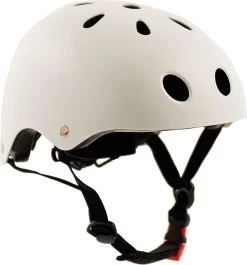 Sajan Fietshelm - Skatehelm - Helm Mat-Wit- Maat-S