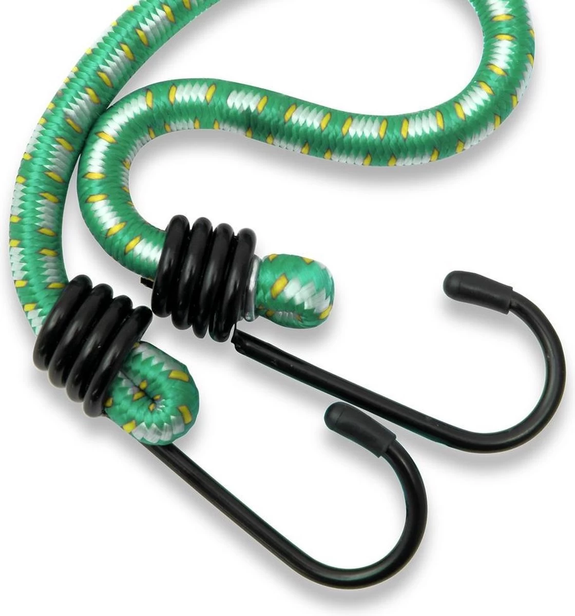 Merkloos 10 X Rubberen Bagagespin Met Haken 61 Cm X 8 Mm Ø 2 Merkloos 10 X Rubberen Bagagespin Met Haken 61 Cm X 8 Mm Ø - Afbeelding 2