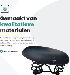 Voltano Rokzadel / Fietszadel – Rok – Zwart - Foam Vulling - Ademend En Comfortabel Materiaal -Fiets Serie Winkel 1122x1200 1