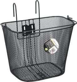Zwarte Dunlop Fietsmand Voor Aan Het Stuur - 35 X 25 X 36 Cm - 22 Liter - Fietsmanden