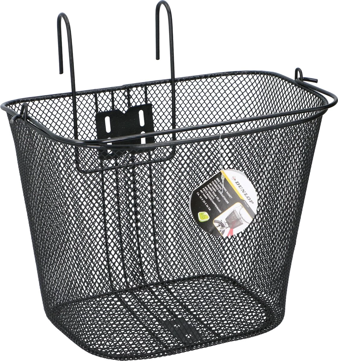 Zwarte Dunlop Fietsmand Voor Aan Het Stuur - 35 X 25 X 36 Cm - 22 Liter - Fietsmanden 1 Zwarte Dunlop Fietsmand Voor Aan Het Stuur - 35 X 25 X 36 Cm - 22 Liter - Fietsmanden