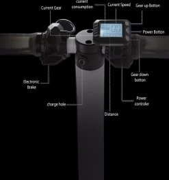 * SUPERDEAL * Techno LITE - Elektrische Step - Super Lichtgewicht - 23 Km/u - 3 Rijstanden - Opvouwbaar - Met LED Verlichting Voor & Achter - Wit -Fiets Serie Winkel 1125x1200 7