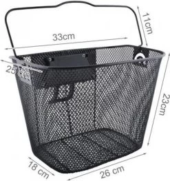 Metalen Stuur Fietsmand Inclusief Bevestigingssysteem - Afneembaar - Voor Op De Fiets - 33 X 25 X 23 Cm - Zwart 11 Metalen Stuur Fietsmand Inclusief Bevestigingssysteem - Afneembaar - Voor Op De Fiets - 33 X 25 X 23 Cm - Zwart -Fiets Serie Winkel 1126x1200 3