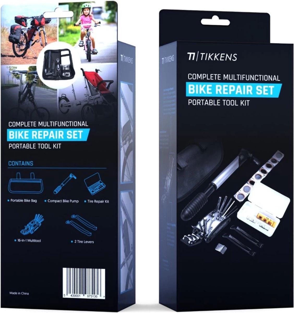 TIKKENS® Fietsbanden Reparatieset - Lekke Fietsband Reparatie Set - Racefiets / Mountainbike / Alle Andere Fietstypes / Complete Set In Etui - Onderhoud 6 TIKKENS® Fietsbanden Reparatieset - Lekke Fietsband Reparatie Set - Racefiets / Mountainbike / Alle Andere Fietstypes / Complete Set In Etui - Onderhoud - Afbeelding 6