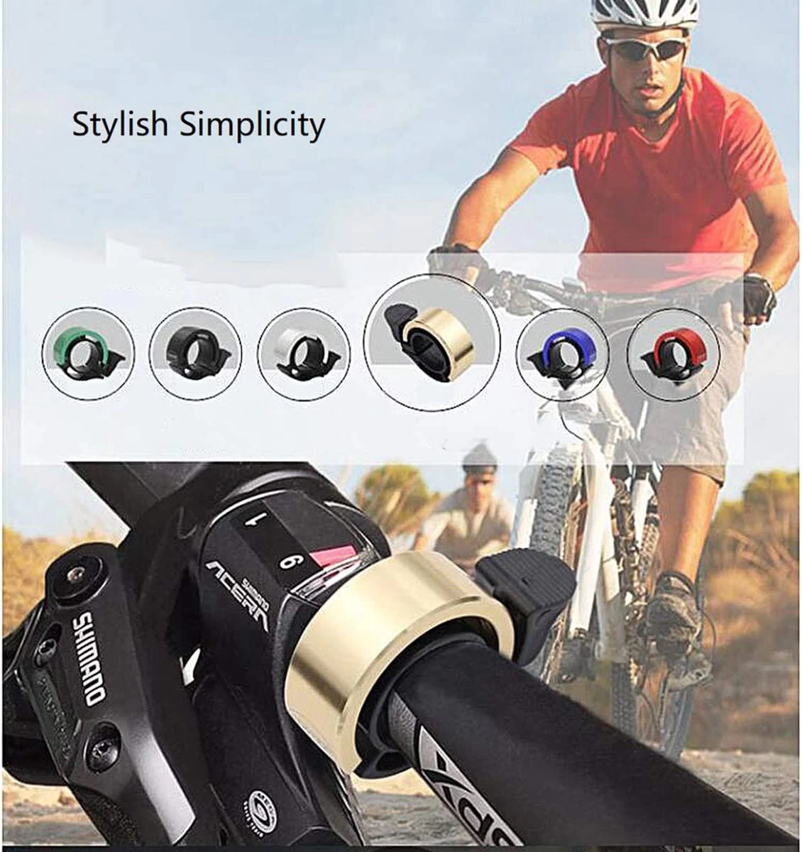 Fietsbel Voor 22mm Stuur - Mini Onzichtbare Bel - Voor MTB En Racefiets - Zwart 3 Fietsbel Voor 22mm Stuur - Mini Onzichtbare Bel - Voor MTB En Racefiets - Zwart - Afbeelding 3