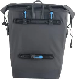 De HikeMeister® Prophete Roll Top E Bike Luxe Waterdichte Enkele 19 Liter Fietstas – Zwart – Met Reflectie Veiligheid – 100% Waterdicht Met Schouderriem -Fiets Serie Winkel 1134x1200