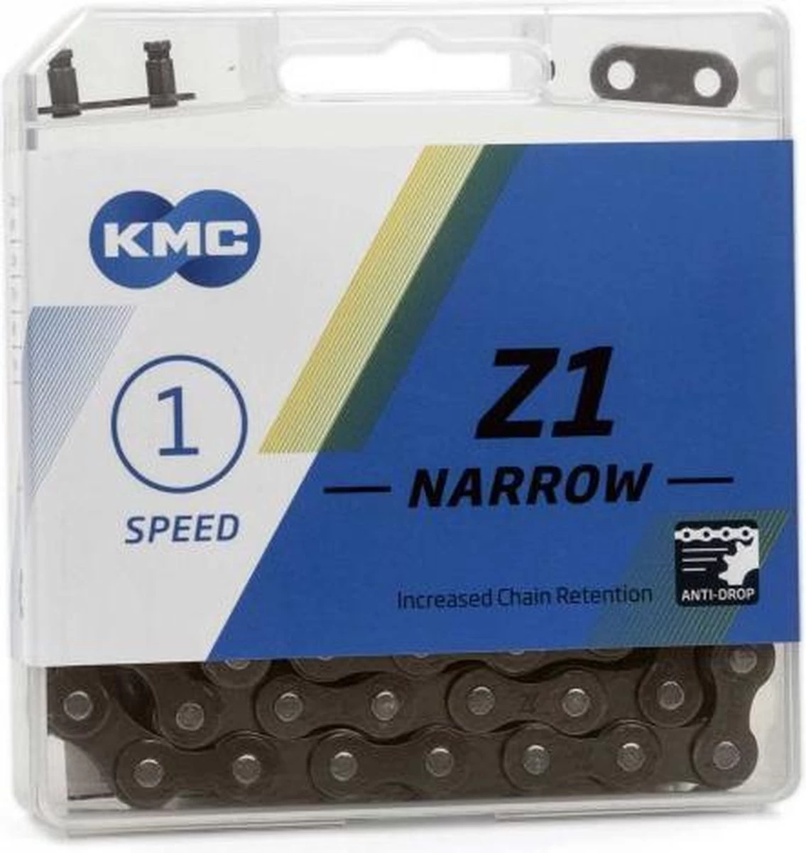 Kmc Fiets Ketting Z1 Smal 1/2 X 3/32 Inch 112s Single Speed (Shimano Nexus) 7 Kmc Fiets Ketting Z1 Smal 1/2 X 3/32 Inch 112s Single Speed (Shimano Nexus) - Afbeelding 7