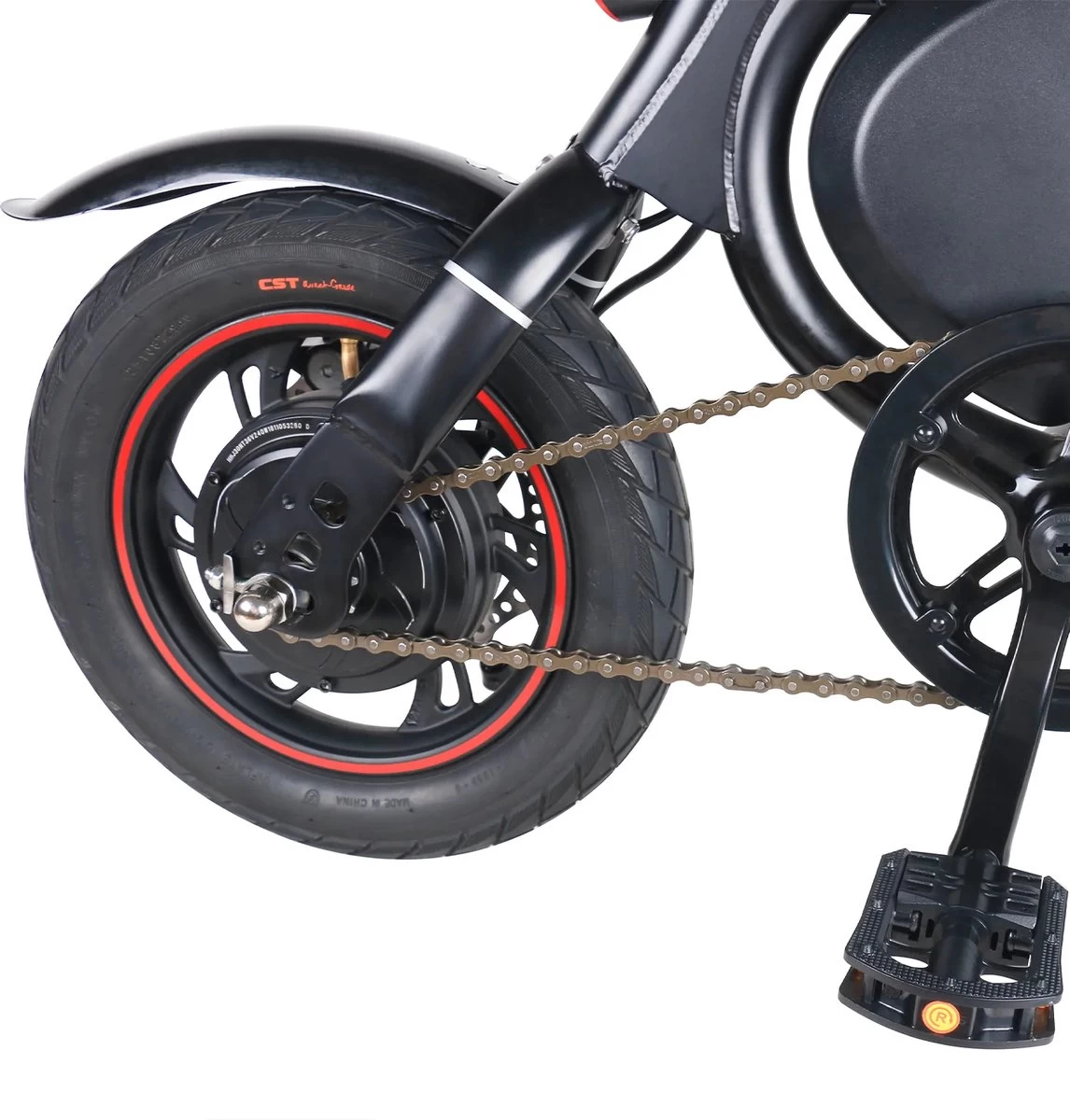 Windgoo - B3 Elektrische Long-Range E-Bike Met Trappers - E-bike - 25Km / H - Zwart 2 Windgoo - B3 Elektrische Long-Range E-Bike Met Trappers - E-bike - 25Km / H - Zwart - Afbeelding 2