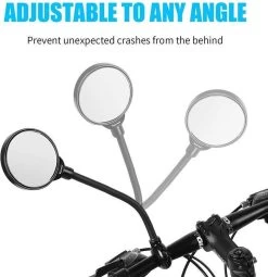 Merkloos 1 Stuk Fiets Achteruitkijkspiegel Groothoek Bolle Spiegel Mountainbike Veiligheid Spiegel Handvat Zachte Pijp 8cm -Fiets Serie Winkel 1164x1200 6