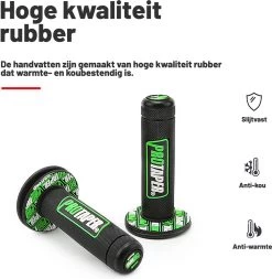 Handvatten ProTaper - Zwart/Rood - Scooter & Motor Accessoires - Universeel - Piaggio & Vespa & Motor Handvaten -Fiets Serie Winkel 1170x1200 5