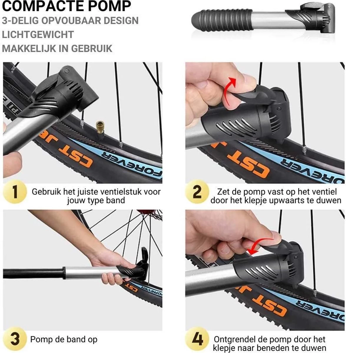 TIKKENS® Fietsbanden Reparatieset - Lekke Fietsband Reparatie Set - Racefiets / Mountainbike / Alle Andere Fietstypes / Complete Set In Etui - Onderhoud 3 TIKKENS® Fietsbanden Reparatieset - Lekke Fietsband Reparatie Set - Racefiets / Mountainbike / Alle Andere Fietstypes / Complete Set In Etui - Onderhoud - Afbeelding 3