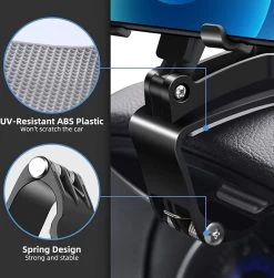 Merkloos Multifunctionele Autohouder Voor Dashboard, Met Verstelbare Veerclip, 360 Graden Draaibaar, Draagbaar, Voor Auto En Smartphones Van 4 Tot 7 Inch (zwart) 9 Merkloos Multifunctionele Autohouder Voor Dashboard, Met Verstelbare Veerclip, 360 Graden Draaibaar, Draagbaar, Voor Auto En Smartphones Van 4 Tot 7 Inch (zwart) -Fiets Serie Winkel 1180x1200 13