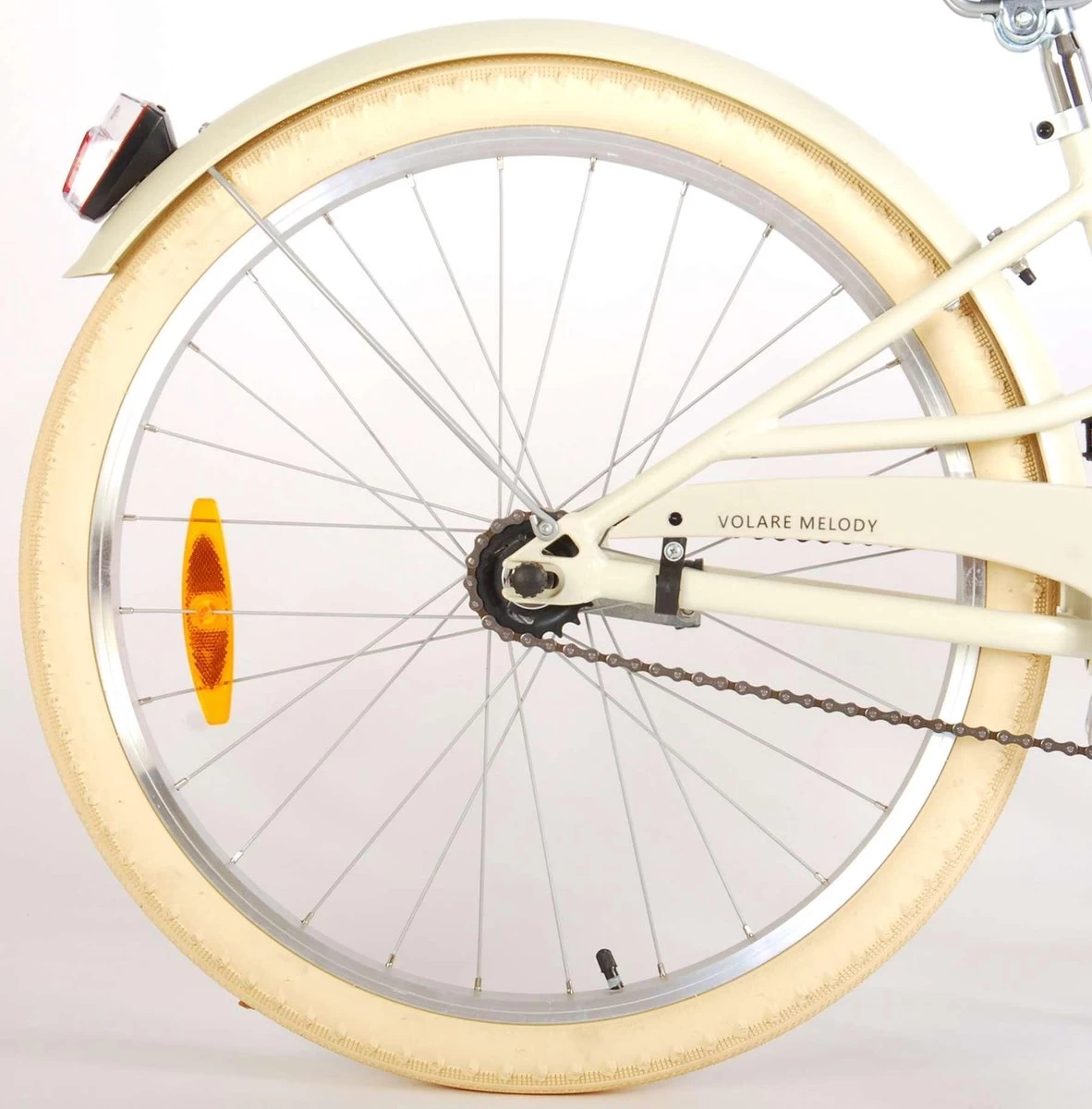 Volare Melody Kinderfiets - Meisjes - 24 Inch - Zand - Prime Collection 16 Volare Melody Kinderfiets - Meisjes - 24 Inch - Zand - Prime Collection - Afbeelding 16