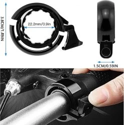 Fietsbel Voor 22mm Stuur - Mini Onzichtbare Bel - Voor MTB En Racefiets - Zwart 12 Fietsbel Voor 22mm Stuur - Mini Onzichtbare Bel - Voor MTB En Racefiets - Zwart -Fiets Serie Winkel 1184x1200 4