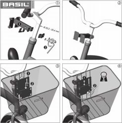 Basil Bremen Fietsmand - Voor - Staal - Inclusief Bevestigingssysteem - Zwart -Fiets Serie Winkel 1186x1200 1