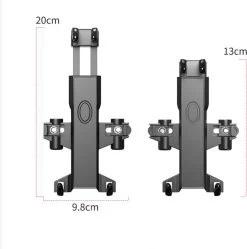 Merkloos Telefoonhouder Fiets - Smartphone Fietshouder - Tot 6,5 Inch - GSM Houder - Telefoonhouder Motor - Zwart -Fiets Serie Winkel 1188x1200 10