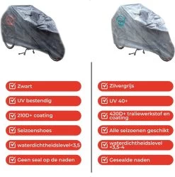 CUHOC Bakfietshoes Geschikt Voor Gazelle Makki Load - Zwart - Beschermhoes Bakfiets - RED Label -Fiets Serie Winkel 1192x1200 3