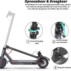 Elektrische Step Voor Volwassenen & Kinderen - E Scooter - Snelheid 25 Km/u - Te Verbinden Met App -Fiets Serie Winkel 1195x1200 9