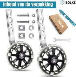 Bolke® - Zijwieltjes - 12-20 Inch - Zijwieltjes Met LED Lichtjes - Zijwieltjes Voor Kinderfiets - Blauw - 12 Inch/14 Inch/16 Inch/18 Inch/20 Inch - Zijwielen - Kinderfietsaccessoires -Fiets Serie Winkel 1196x1200 1