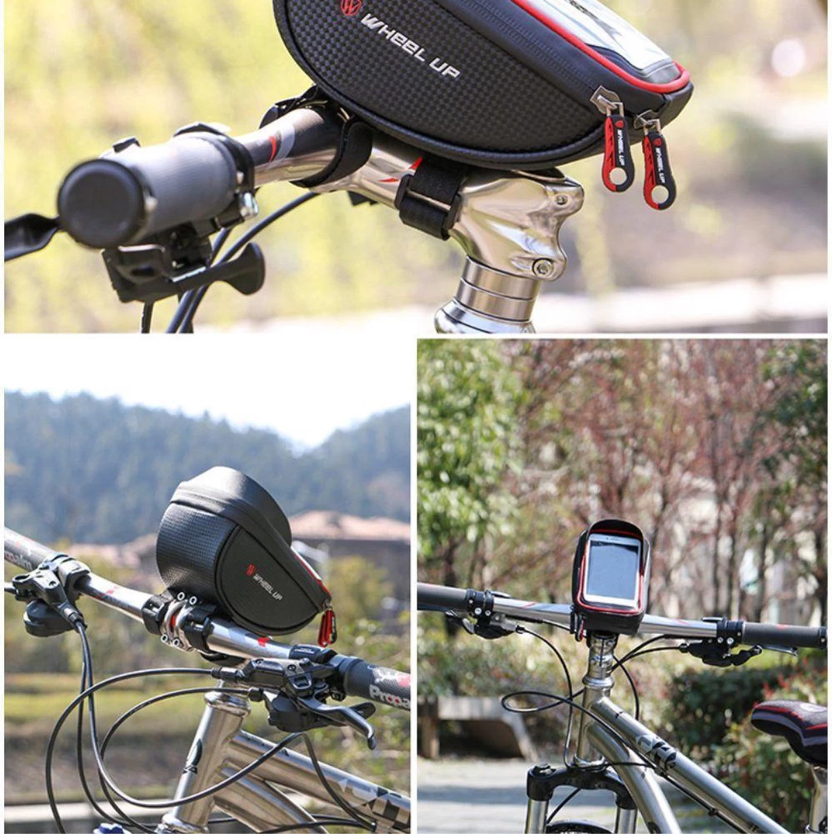 Merkloos Telefoonhouder Fiets - Universeel - Waterdicht - Opbergruimte - Tot 6 Inch 11 Merkloos Telefoonhouder Fiets - Universeel - Waterdicht - Opbergruimte - Tot 6 Inch - Afbeelding 11