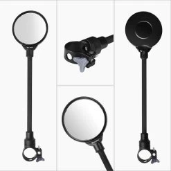 Merkloos 1 Stuk Fiets Achteruitkijkspiegel Groothoek Bolle Spiegel Mountainbike Veiligheid Spiegel Handvat Zachte Pijp 8cm -Fiets Serie Winkel 1198x1200 12