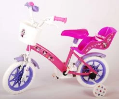 Disney Minnie Cutest Ever! Kinderfiets - Meiden - 12 Inch - Roze - Doortrapper -Fiets Serie Winkel 1200x1002 6