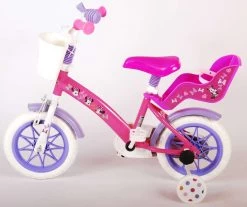 Disney Minnie Cutest Ever! Kinderfiets - Meiden - 12 Inch - Roze - Doortrapper -Fiets Serie Winkel 1200x1008 6