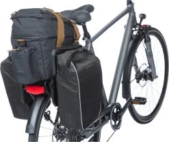Basil Miles XL Pro Bagagedragertas MIK - 9-36 Liter - Zwart/Grijs -Fiets Serie Winkel 1200x1009