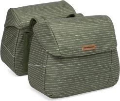 New Looxs Joli Double Nomi Double Fietstas - 37 Liter - Groen -Fiets Serie Winkel 1200x1014