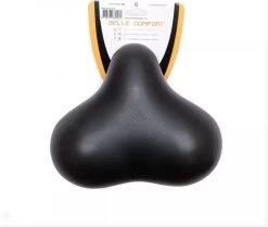 Selle Comfort Rocky - Fietszadel / Rokzadel Met Punt - Zwart - 23 CM