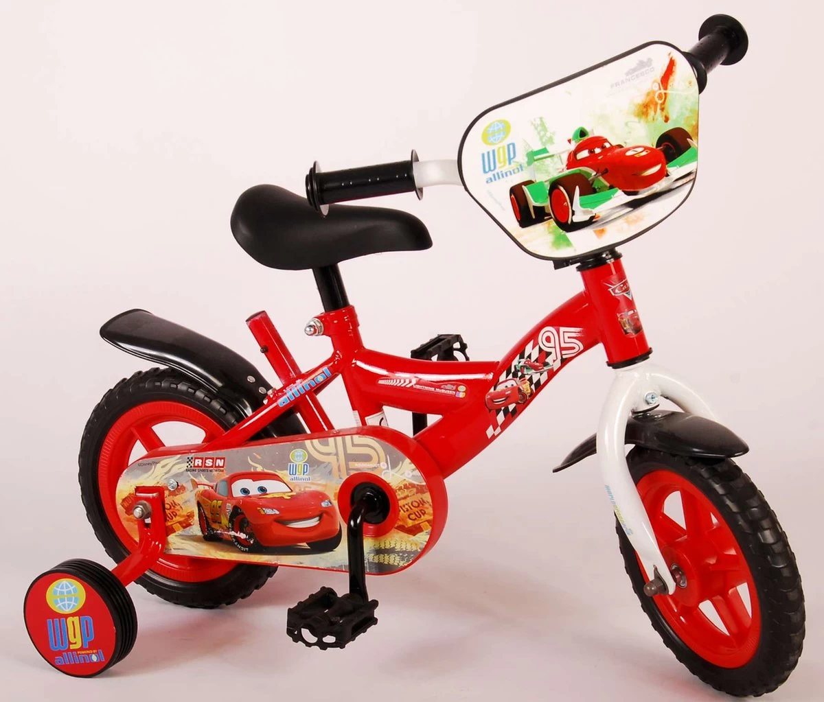 Disney Cars Kinderfiets - Jongens - 10 Inch - Rood - Doortrapper 13 Disney Cars Kinderfiets - Jongens - 10 Inch - Rood - Doortrapper - Afbeelding 13