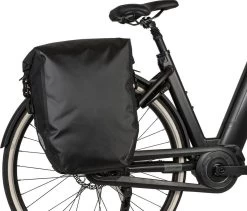 AGU Clean Enkele Fietstas Shelter Large - Zwart - 21 L - Waterdicht - KLICKfix Module Rail -Fiets Serie Winkel 1200x1024