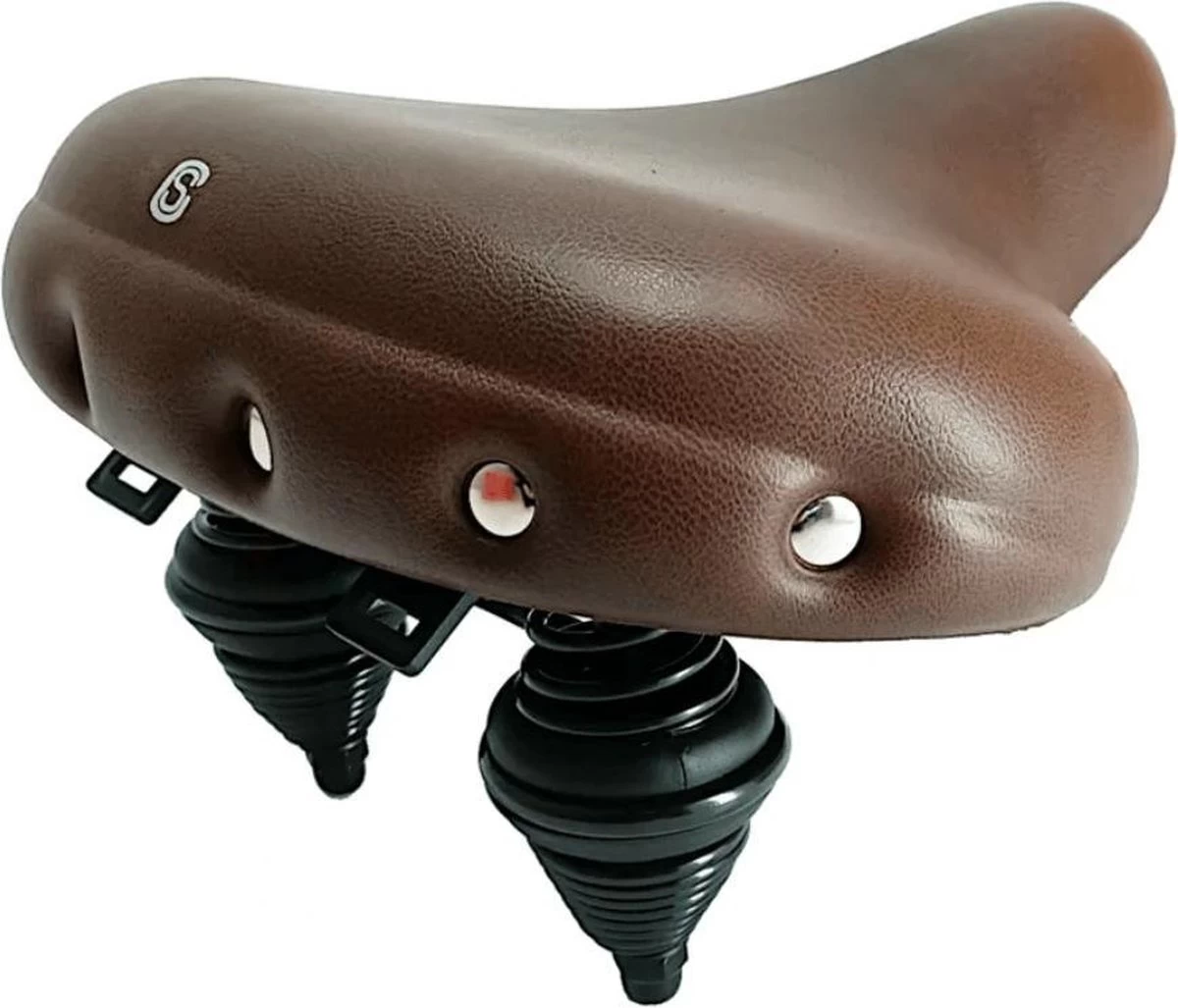 Selle Comfort Fietszadel Drifter - Bruin - Met Zwarte Hangveren 1 Selle Comfort Fietszadel Drifter - Bruin - Met Zwarte Hangveren
