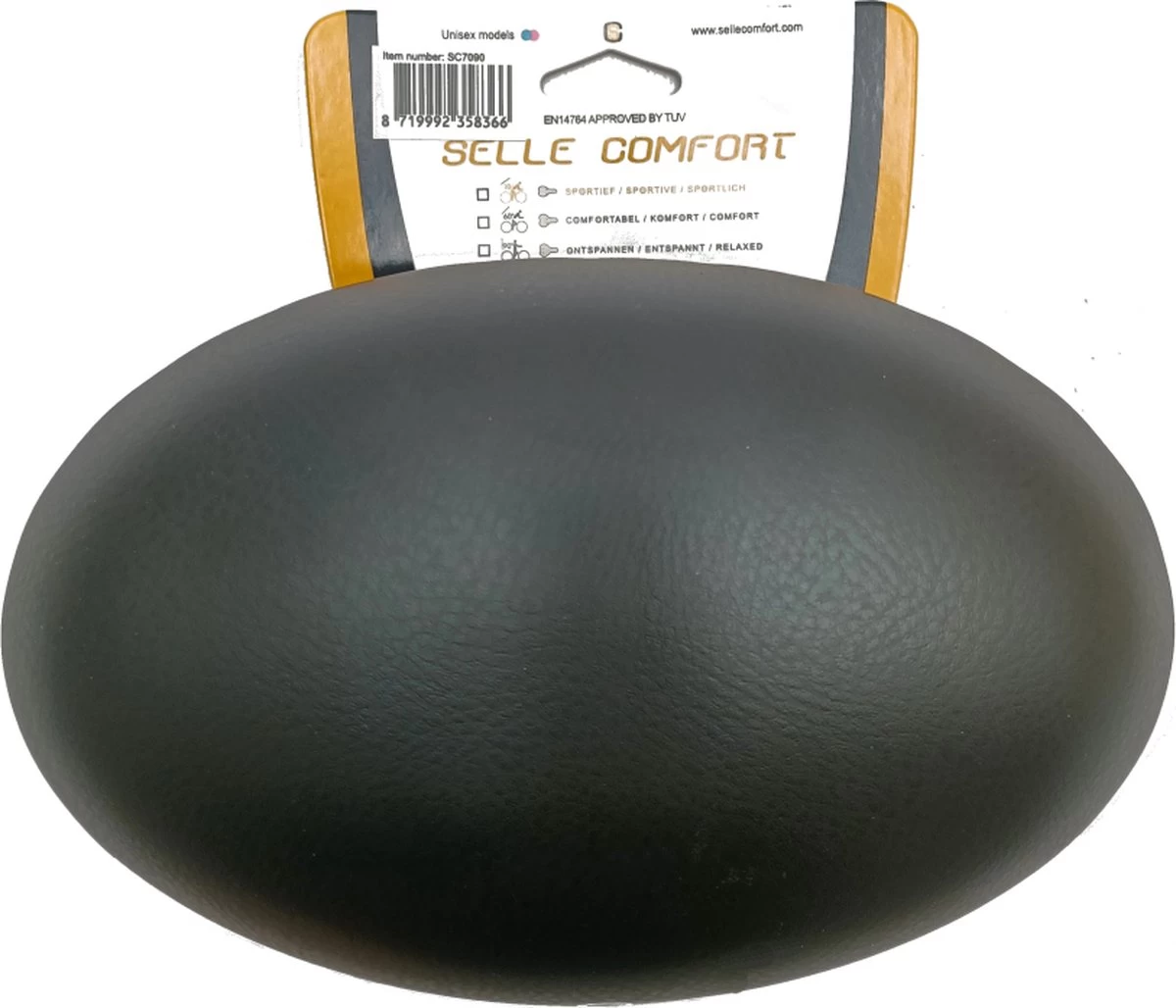 Selle Comfort Zadel Rok 22 Cm Dames Zwart 3 Selle Comfort Zadel Rok 22 Cm Dames Zwart - Afbeelding 3